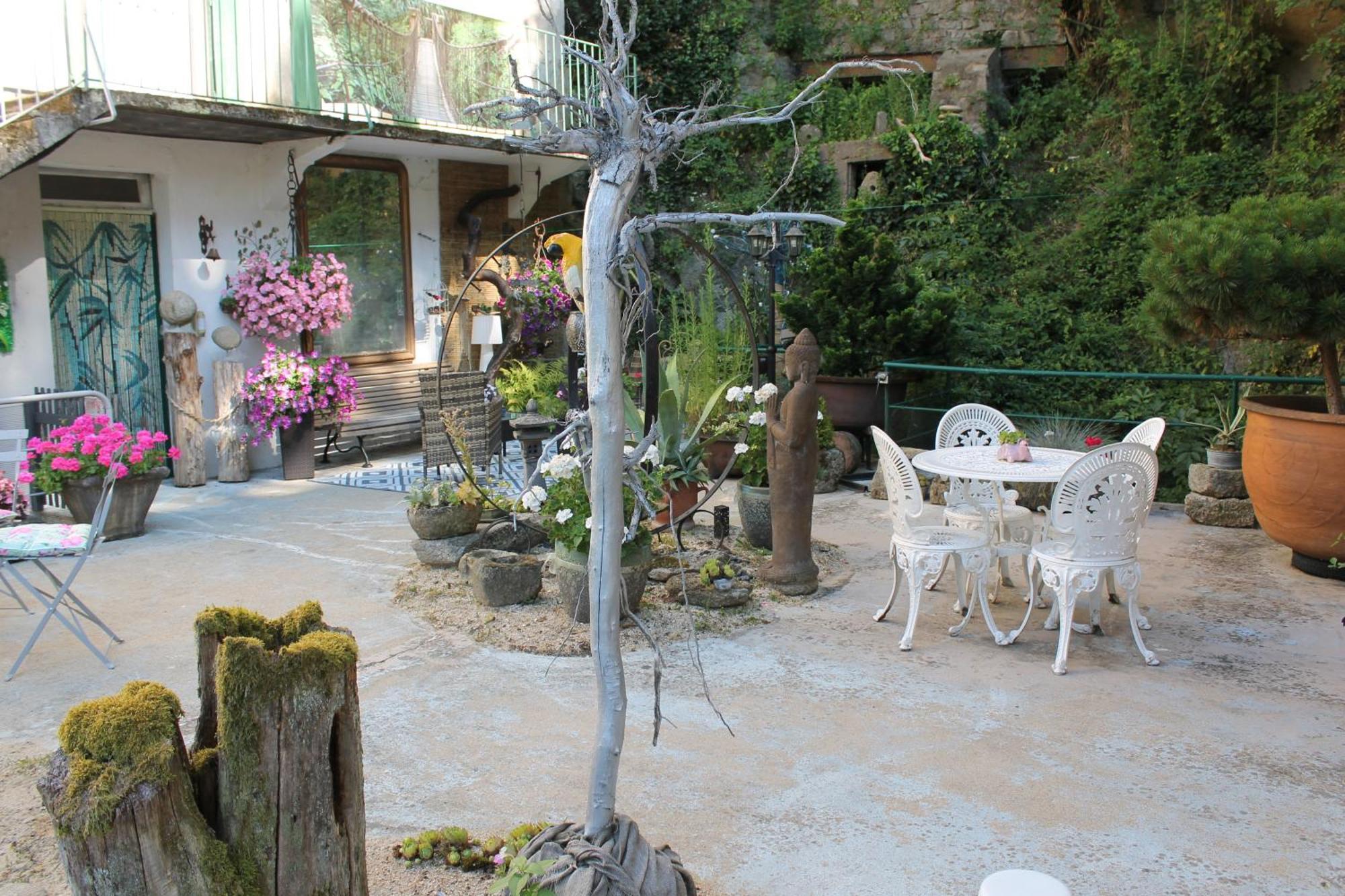 Studio Malou, Cuisine, Salle D'Eau, Terrasse Amenagee Olliergues Exterior photo